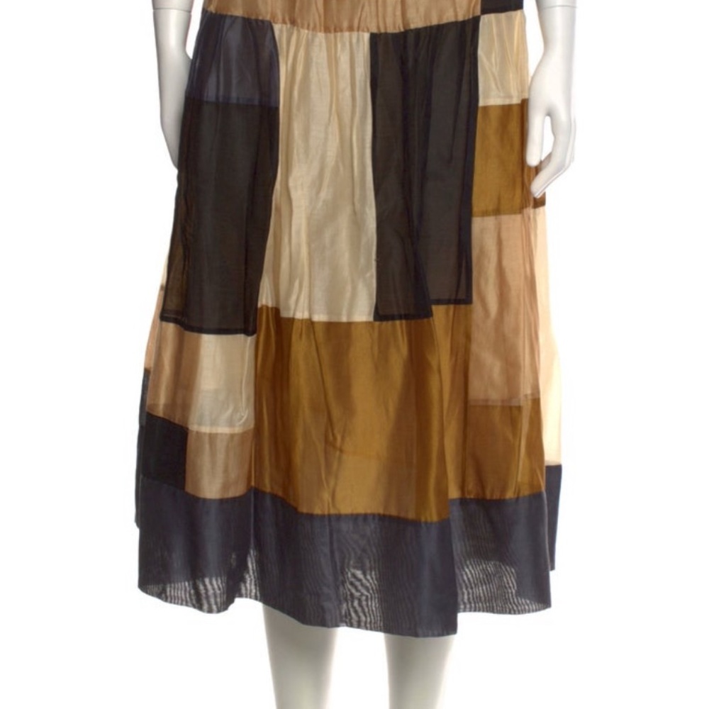 Ulla Johnson Colorblock  Midi Skirt Small 6 - Picture 3 of 5